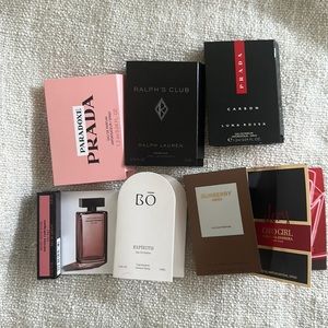 7 Piece Sampler Set of Designer Luxury Perfumes